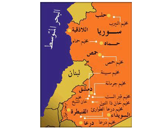 فلسطينيو سورية ‫‏إحصائيات وأرقام حتى /25/ تموز ــ يوليو/ 2016