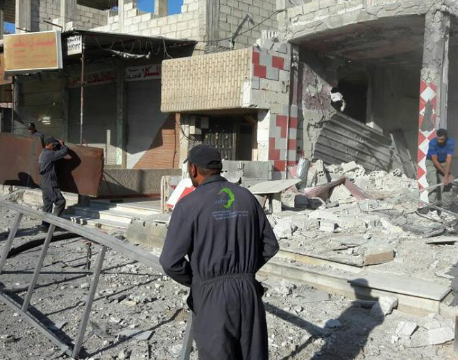 جفرا تستمر بتقديم خدماتها لأهالي مخيم خان الشيح