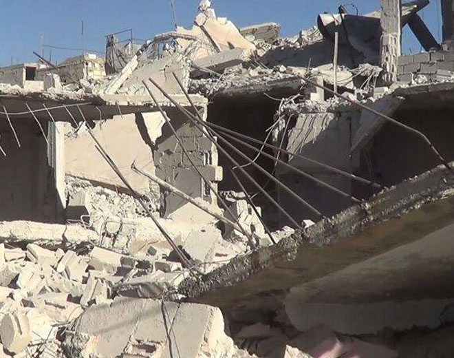 غارة جوية على مخيم "درعا" للاجئين الفلسطينيين جنوب سورية  