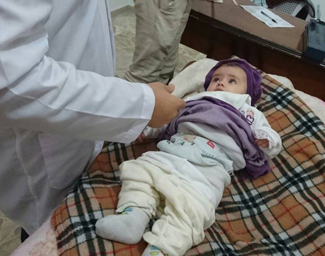 الخيرية تستمر بمعالجة نازحي اليرموك جنوب دمشق 