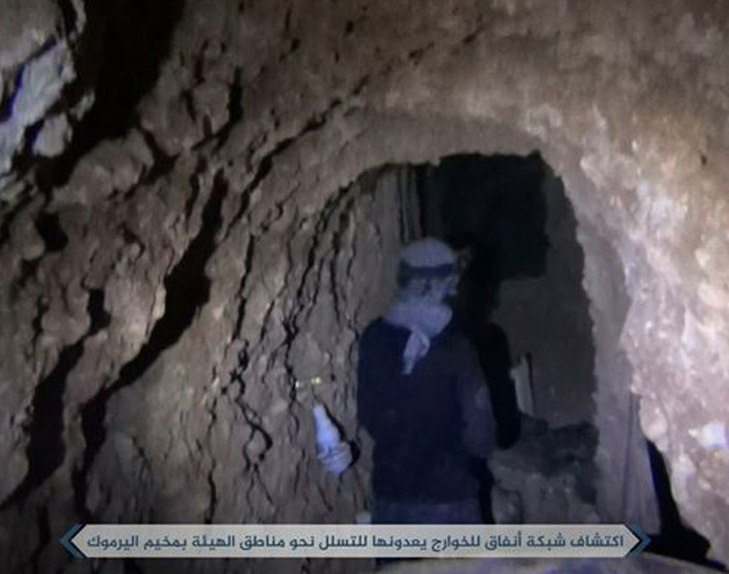 حرب الانفاق في مخيم اليرموك تثير مخاوف ساكنيه من دمار ما تبقى من منازلهم