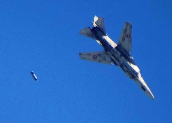 غارتان جويتان تستهدفان بلدة المزيريب بريف درعا الغربي