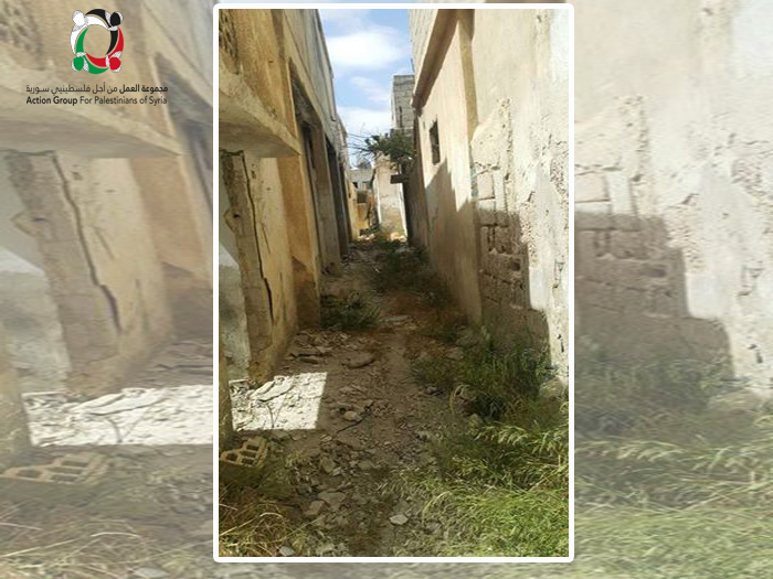 بالصور مجموعة العمل ترصد جانباً من الدمار  الذي حل بمنازل المدنيين في مخيّم درعا