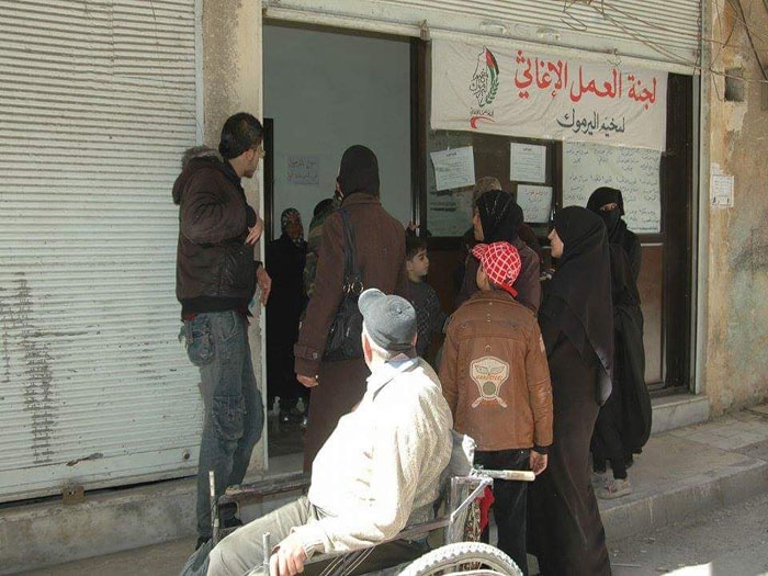 انفجار عبوة ناسفة بالقرب من المكتب الاغاثي الموحد لمخيم اليرموك في يلدا 