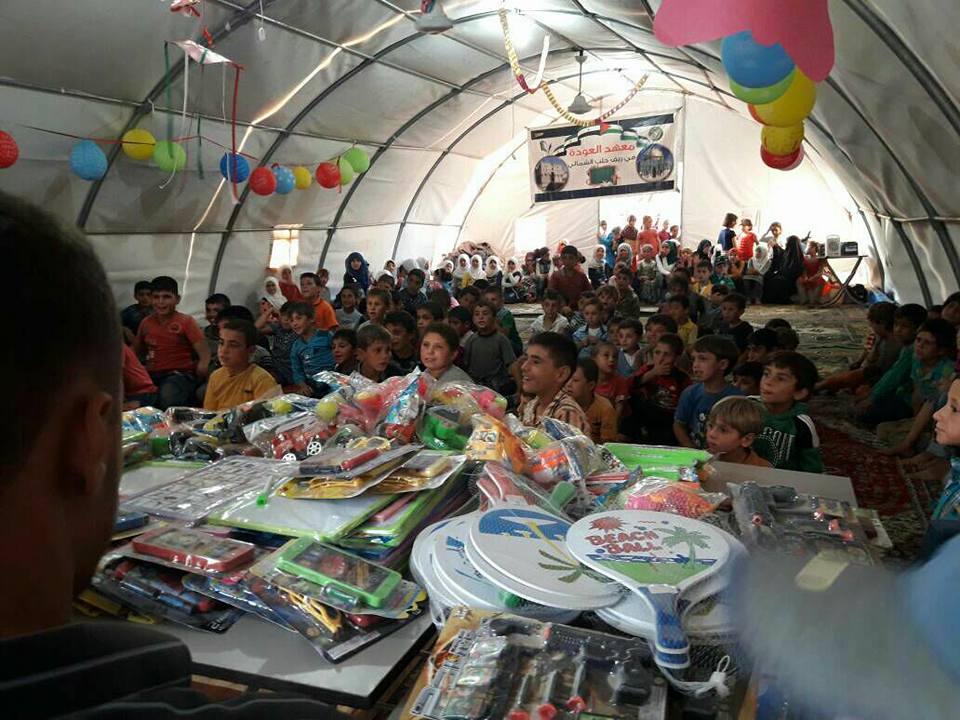 هيئة فلسطينيي سورية للإغاثة والتنمية تختتم ناديها الصيفي شمالي حلب