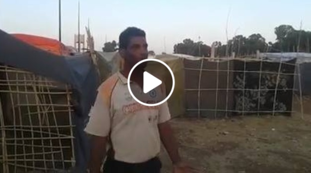 كاميرا مجموعة العمل ترصد الواقع المأساوي الذي تعيشه أكثر من 115 عائلة فلسطينية في تجمع زيون جنوب سورية