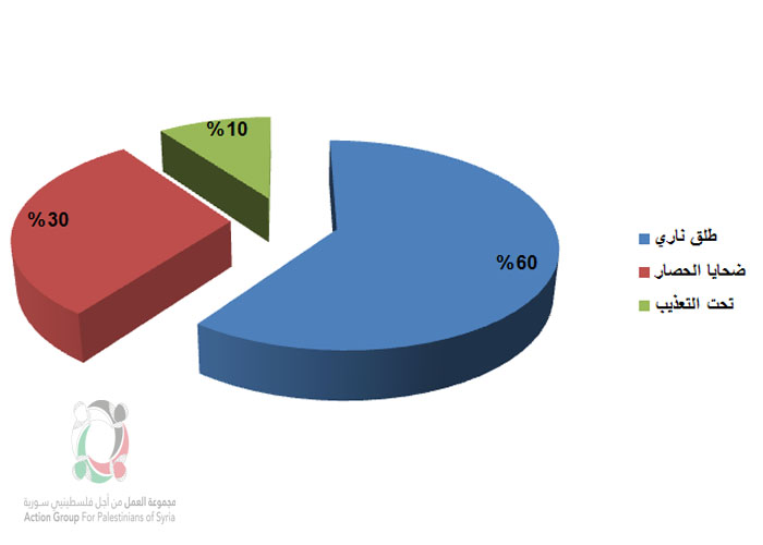 "10" فلسطينيين سوريين قضوا خلال شهر تشرين الثاني/ نوفمبر 2017