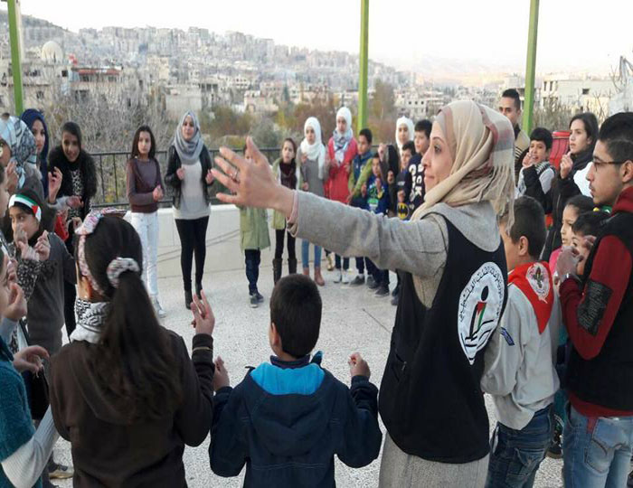 الخيرية تقيم كرنفال ترفيهي ودعم نفسي للأطفال الفلسطينيين في قدسيا 