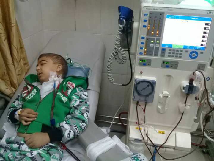 مناشدة لإنقاذ حياة طفل من أبناء مخيم اليرموك 