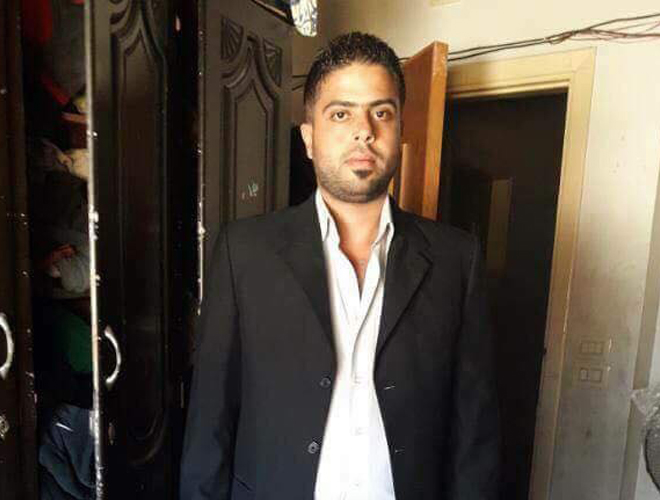 قضاء أحد أبناء مخيم اليرموك جراء استمرار الحرب المندلعة في سورية 