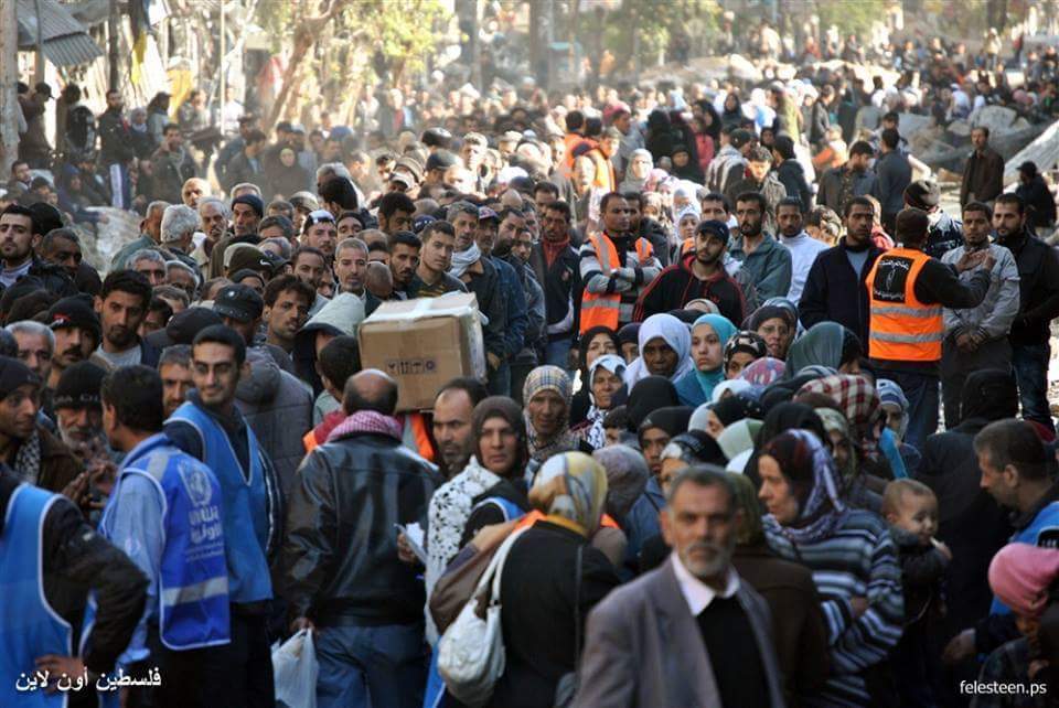 فلسطينيو سورية احصاءات وأرقام حتى 22 آذار/ مارس  2018