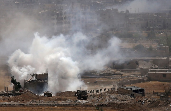 غارات جوية تستهدف مخيم اليرموك والحجر الأسود جنوب دمشق 