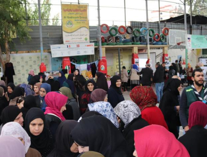 نبع تفتتح معرضاً لاستعراض الخدمات المتوافرة للاجئي فلسطين القادمين من سوريا