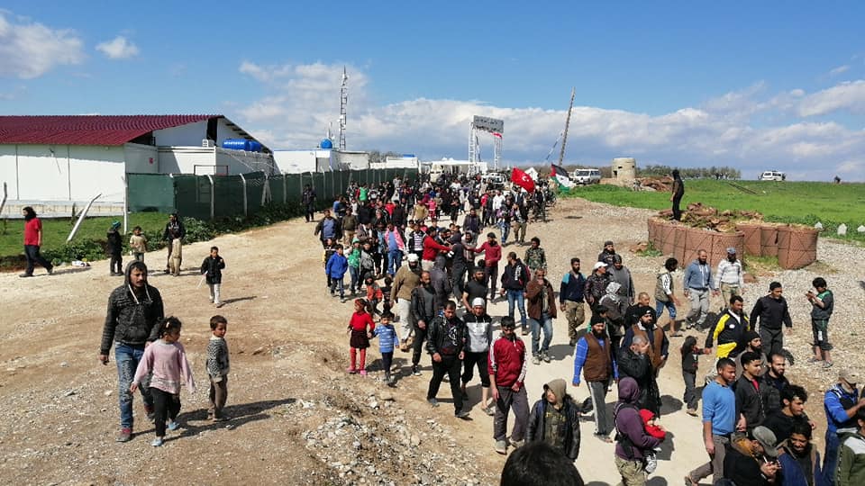 مسيرة تضامنية في مخيمي دير بلوط والمحمدية مع ضحايا المسلمين في نيوزيلندا  