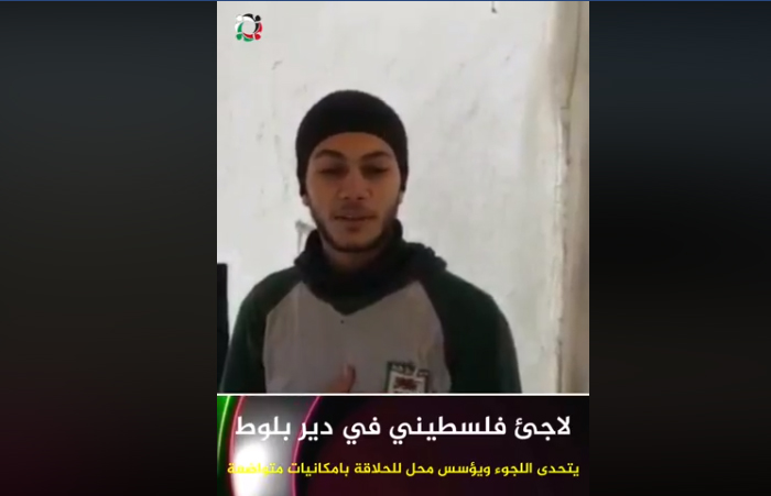 شاهد: فلسطيني مهجر إلى دير بلوط يتحدى اللجوء ويفتتح محل حلاقة بإمكانيات متواضعة