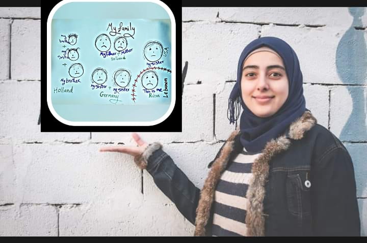 فلسطينية سورية تعتصم أمام السفارة الهولندية في بيروت للمطالبة بلم الشمل 