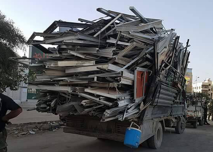 استمرار ظاهرة نهب وسرقة ممتلكات المدنيين في مخيم اليرموك 