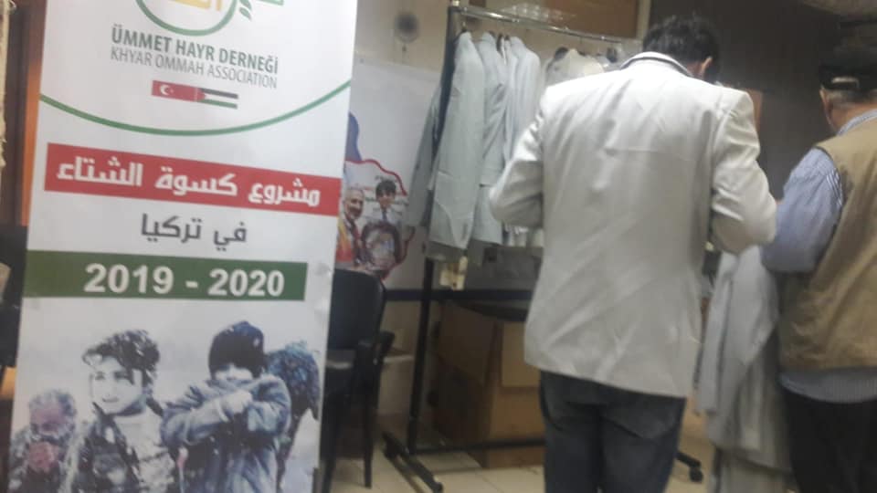 خير أمة تبدأ تنفيذ مشروع حملة الشتاء لإغاثة العائلات الفلسطينية في تركيا  