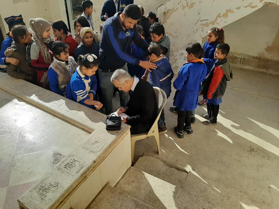 وفد من مديرية الصحة في حلب يزور مخيم حندرات 