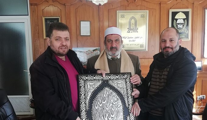 تجمع فلسطينيي سورية في البقاع يلتقي مفتي بعلبك الهرمل 