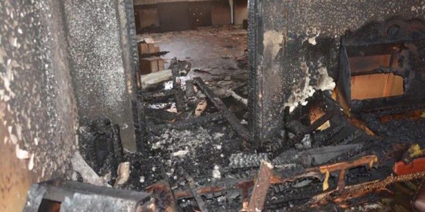 اندلاع حريق في حارة القيطية بمخيم جرمانا 