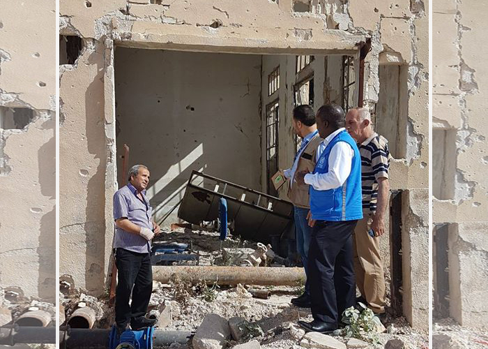 مدير شؤون الأونروا في سورية يزور مخيم حندرات 