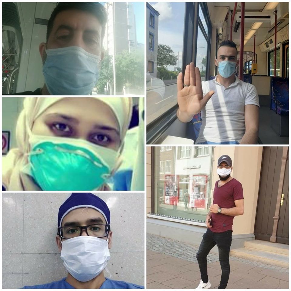 إطلاق حملة للتوعية بأهمية الكِمامة في مخيم خان الشيح