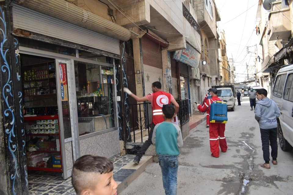 مخيم النيرب خال من كورونا 