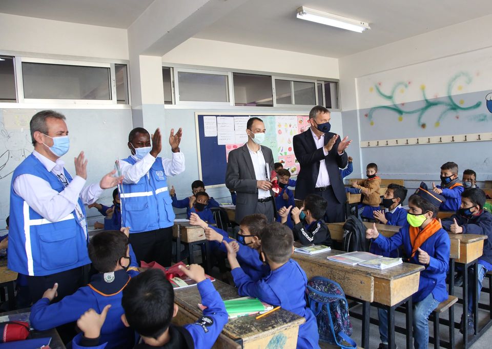  مفوض الأونروا يزور مخيم السبينة بريف دمشق