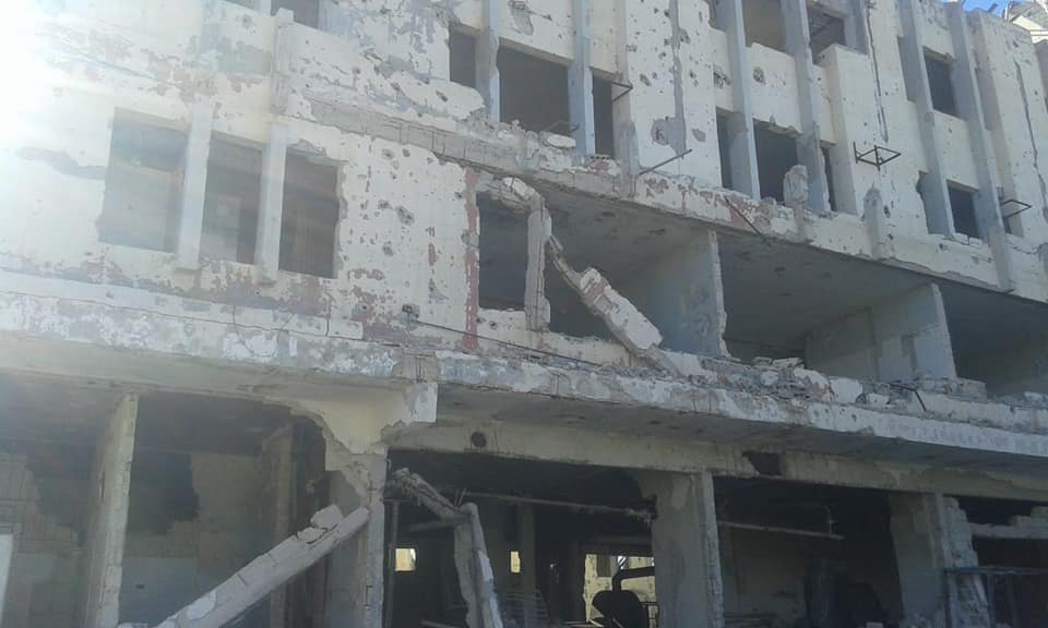 تعزيل وتنظيف المخبز الاحتياطي بمخيم درعا لإعادة تاهيله