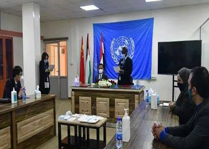 الصين تقدم للأونروا في سورية معدات حماية من كورونا 