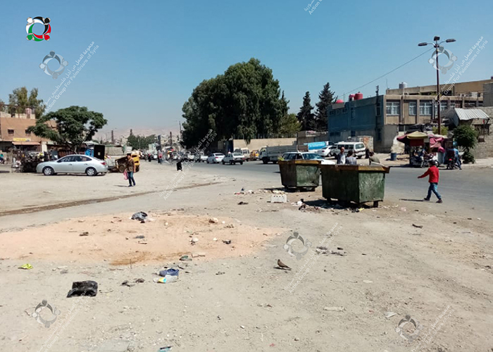 مخيم جرمانا.. الأونروا تنقل مركز توزيع السلل الغذائية إلى مدرسة الرامة