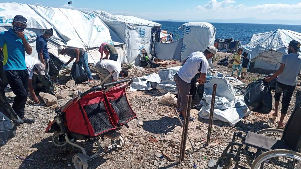 المهاجرون في موريا يشكون انتشار القوارض والحشرات