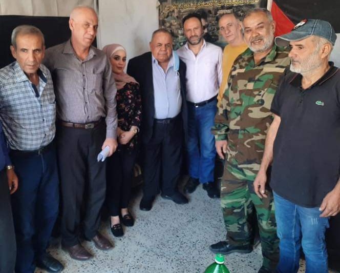 وفد من مؤسسة اللاجئين والأونروا يزور مخيم حندرات