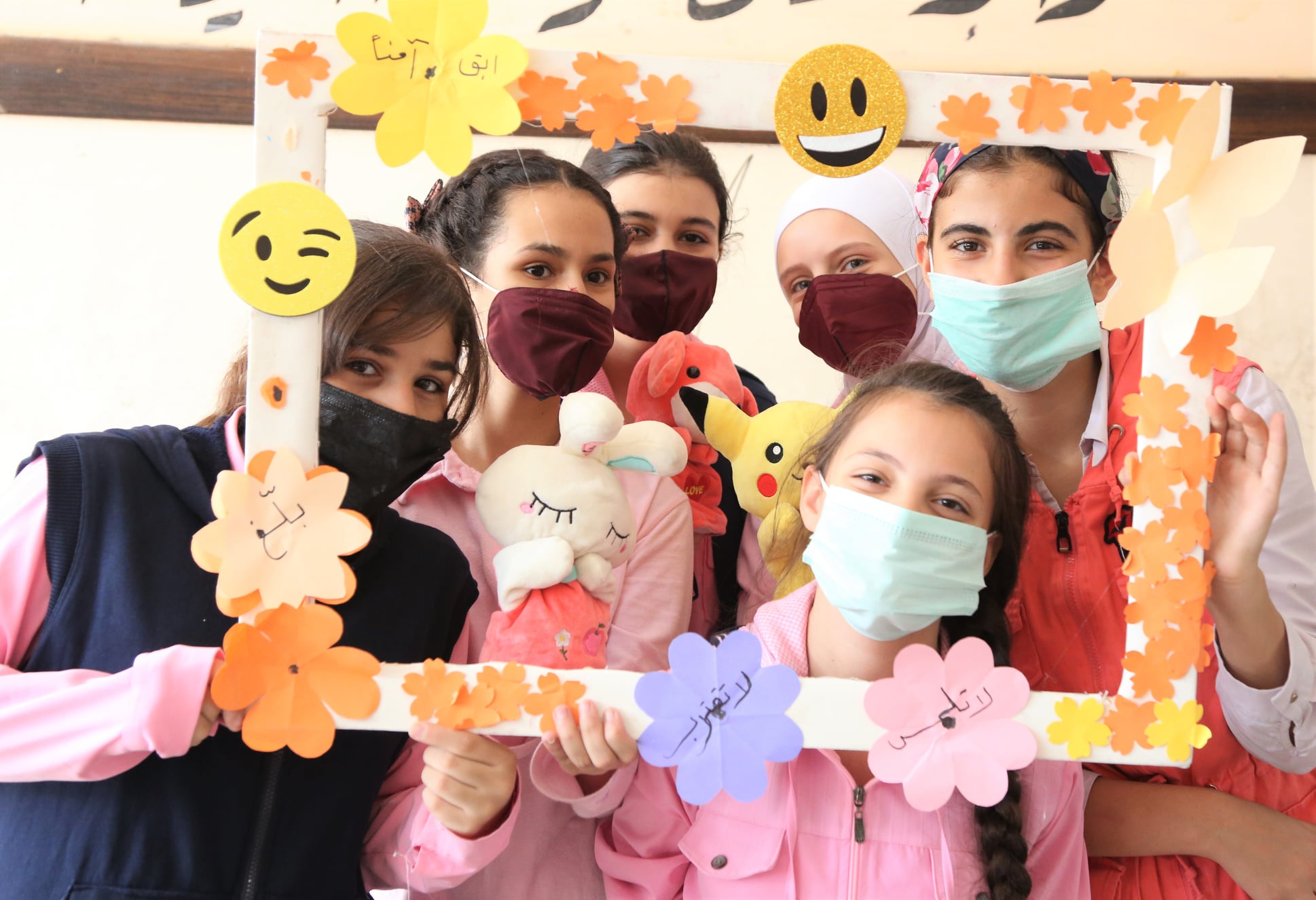 حملة توعية بمخلفات الحرب في مدارس الأونروا بسورية 