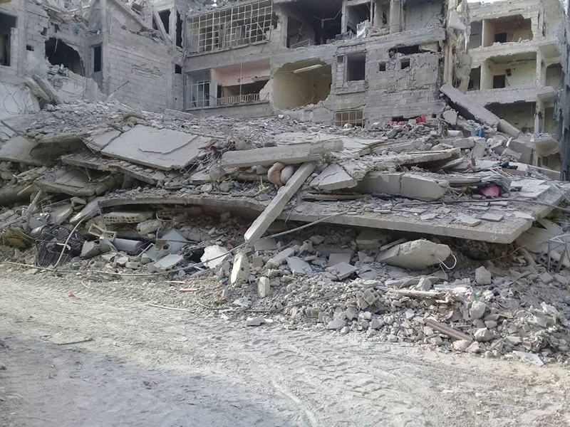 مخيم اليرموك.. المنازل المدمرة من يعوض أصحابها