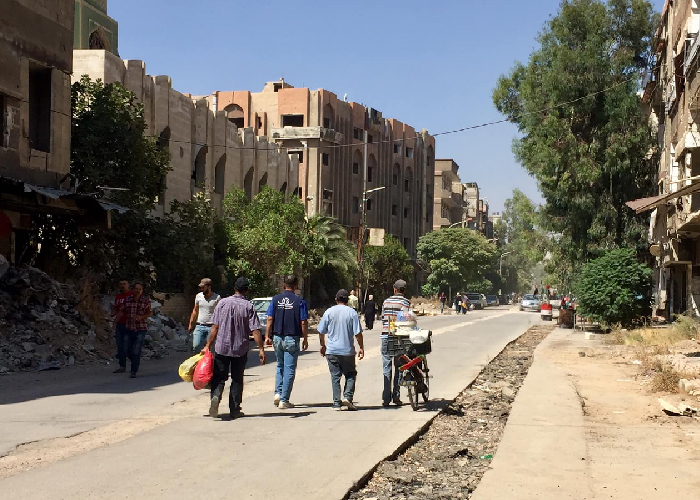  الخالد..  800 عائلة متواجدة حالياً في مخيم اليرموك 