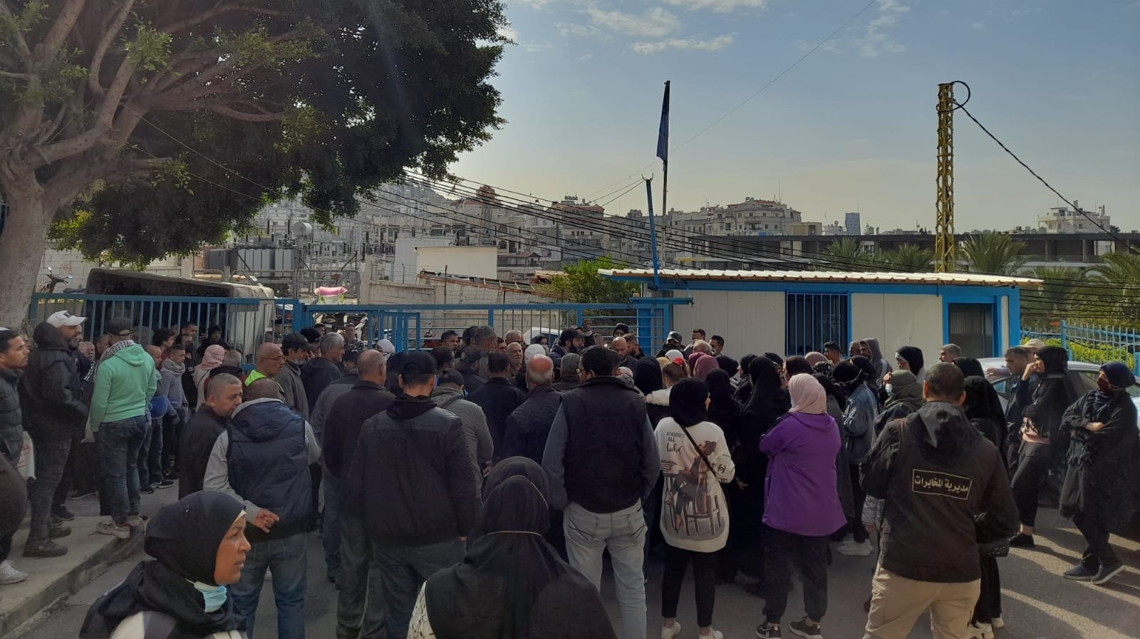 فلسطينيو سورية. وقفة احتجاجية أمام مكتب الأونروا في صيدا