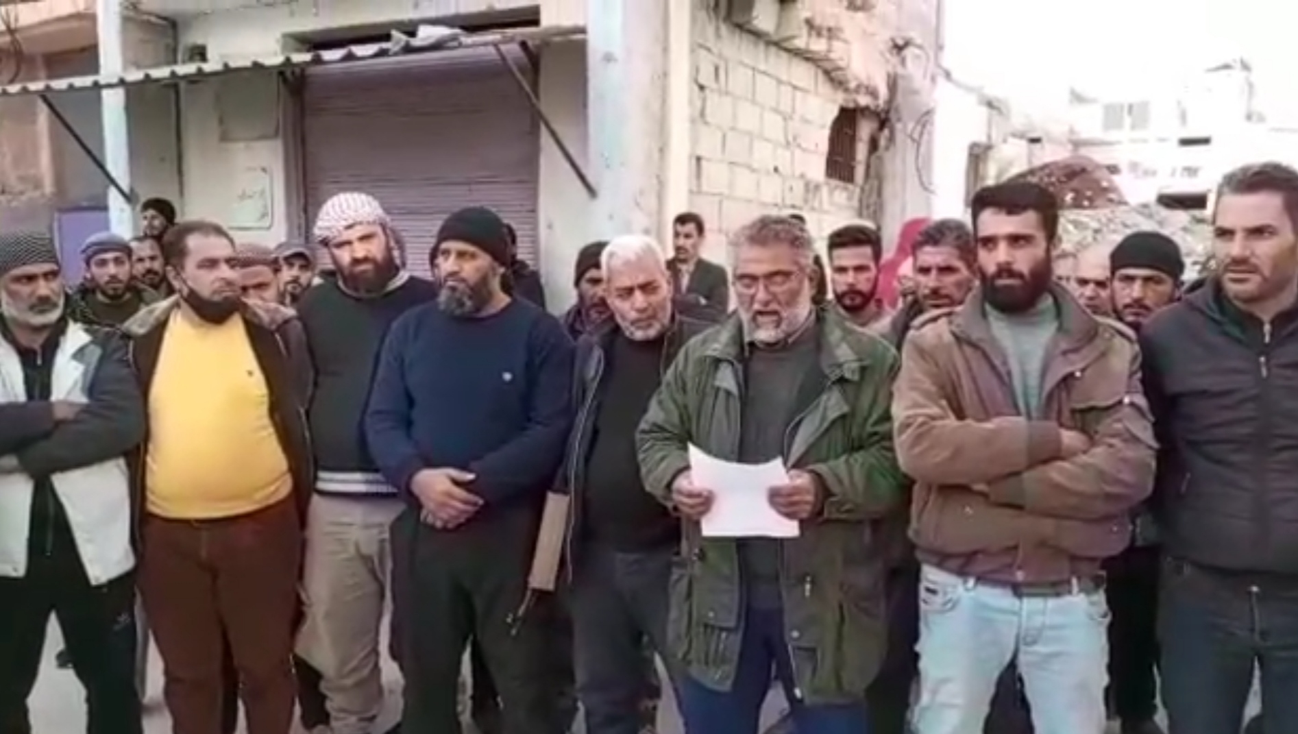 أهالي مخيم درعا يطلقون بيان حول المتورطين باغتيال أبنائهم