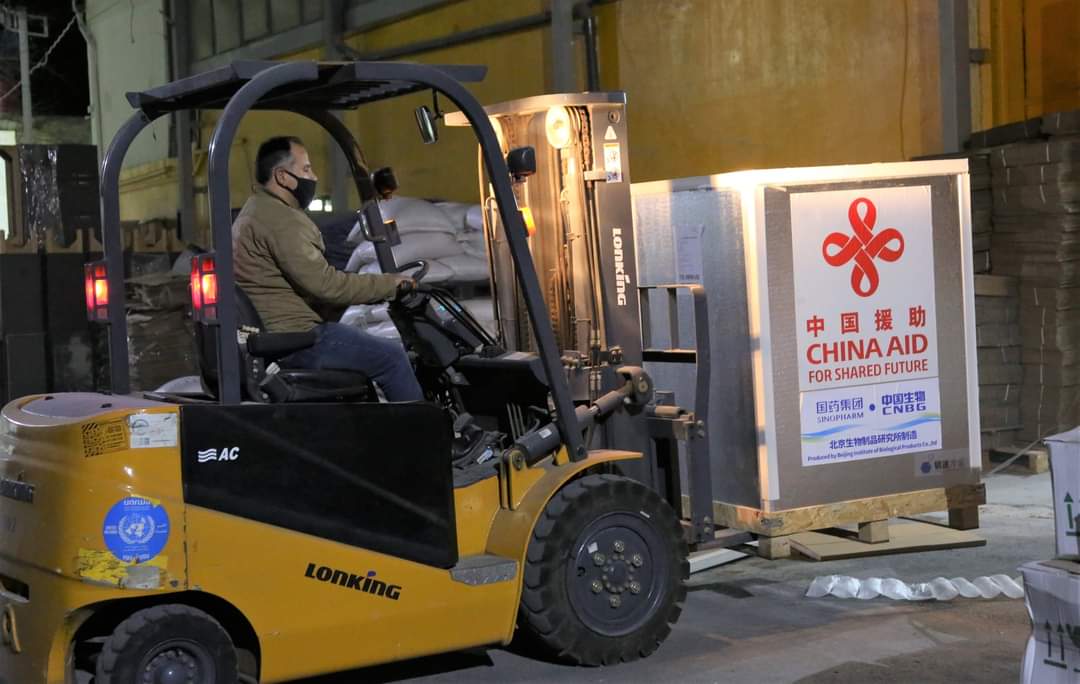 سوريا..الأونروا تستلم دفعة لقاحات مضادة لكورونا من الصين