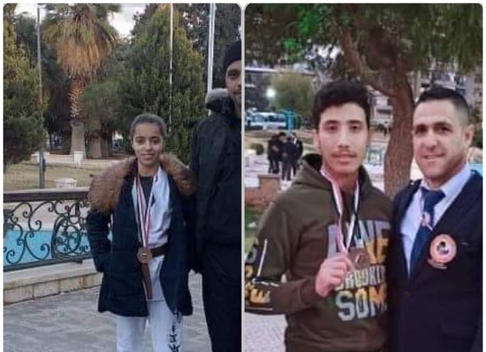 مخيم جرمانا يحصد برونزيتين في بطولة الكاراتيه بدمشق