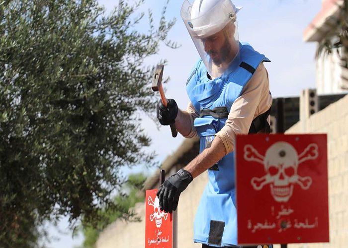 منظمة تحذر من مخلفات الحرب في شمال غربي سوريا