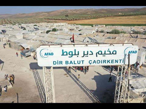 النازحون في مخيم دير بلوط يشكون مضايقات شرطة جنديرس 