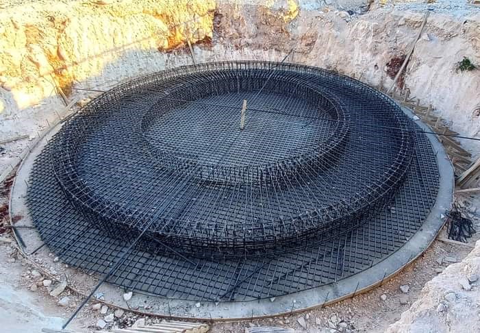 البدء بمشروع خزان المياه في مخيم حندرات