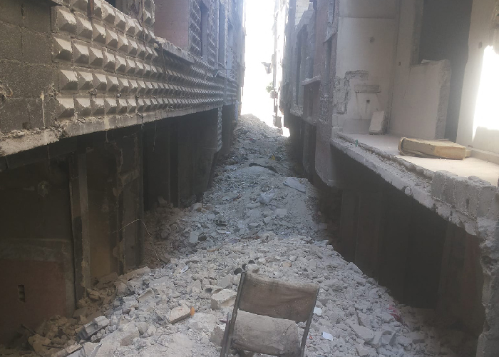 مخيم اليرموك.. أهالي حي التقدم والعروبة يطالبون بإزالة الردم وتأمين الخدمات 