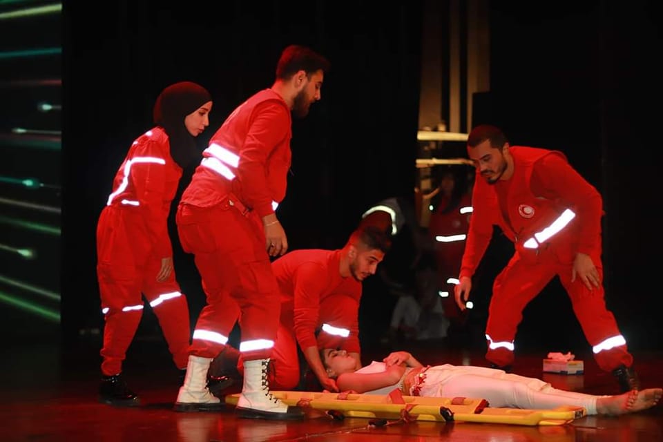 سوريا. الهلال الأحمر الفلسطيني يحتفل في الذكرى 54 على تأسيسه