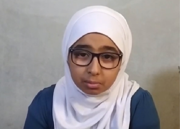 شاهد: طفلة فلسطينية في الشمال السوري تناشد لأجل مساعدتها في علاج عينيها 