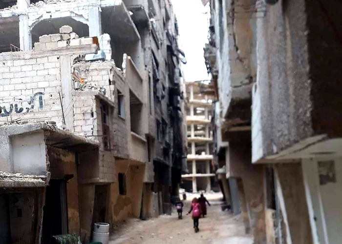 مخيم اليرموك. أهالي حي الزين يطالبون بتحسين واقعهم