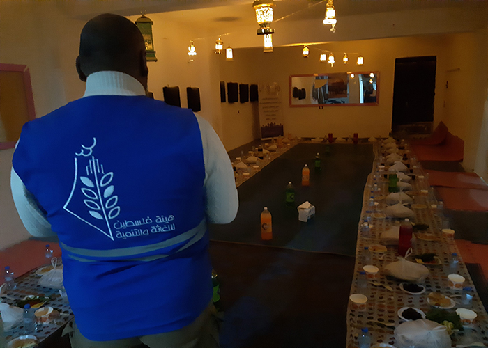 إفطار رمضاني للعائلات الفلسطينية في جنديرس شمال سوريا  