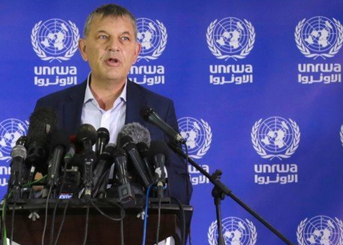 لعدم توفر التمويل. لازاريني يحذر من انهيار وكالة الأونروا